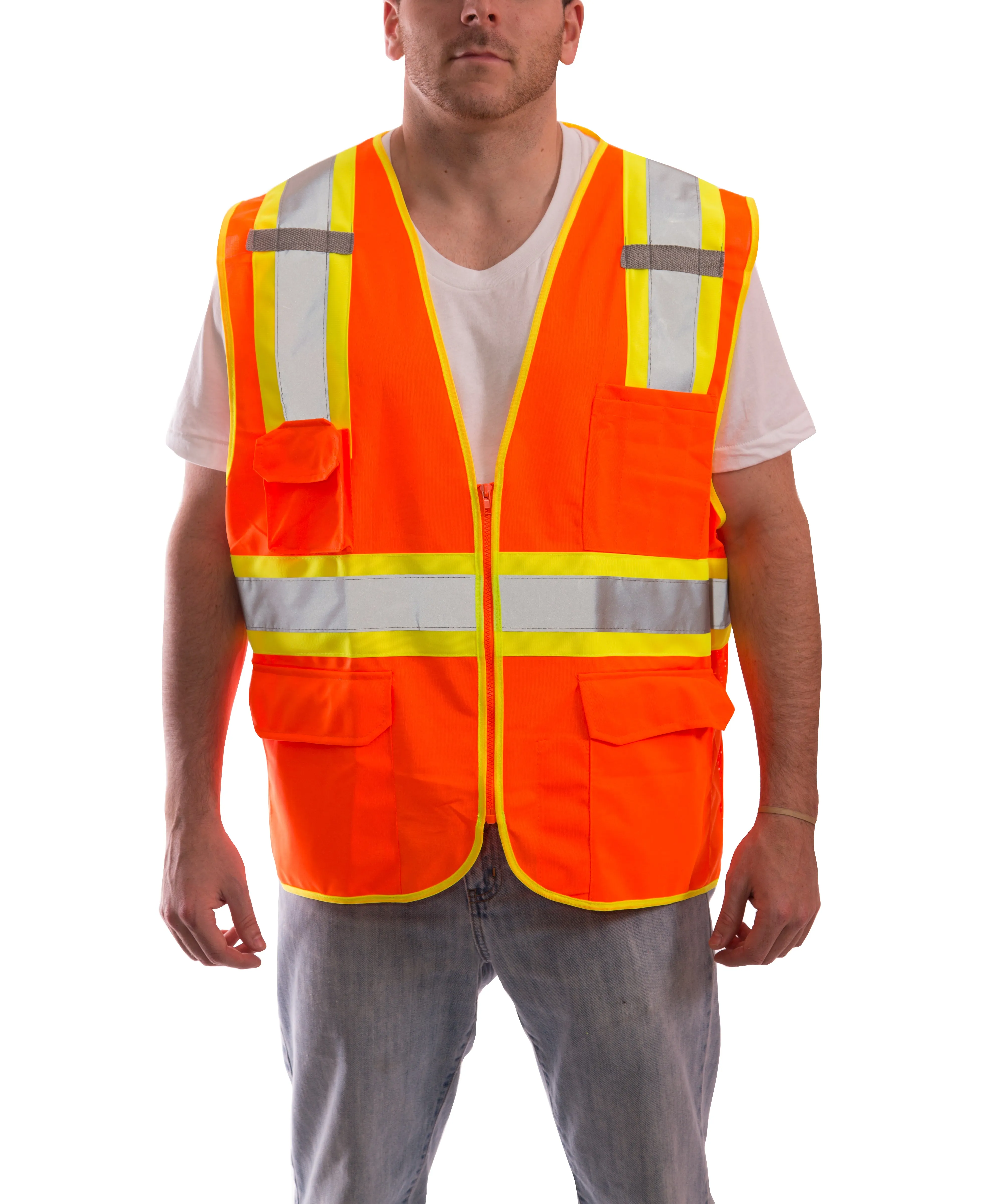 Job Sight Class 2 Two-Tone Surveyor Vest