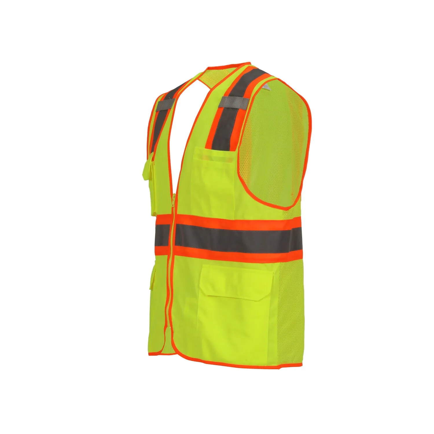 Job Sight Class 2 Two-Tone Surveyor Vest