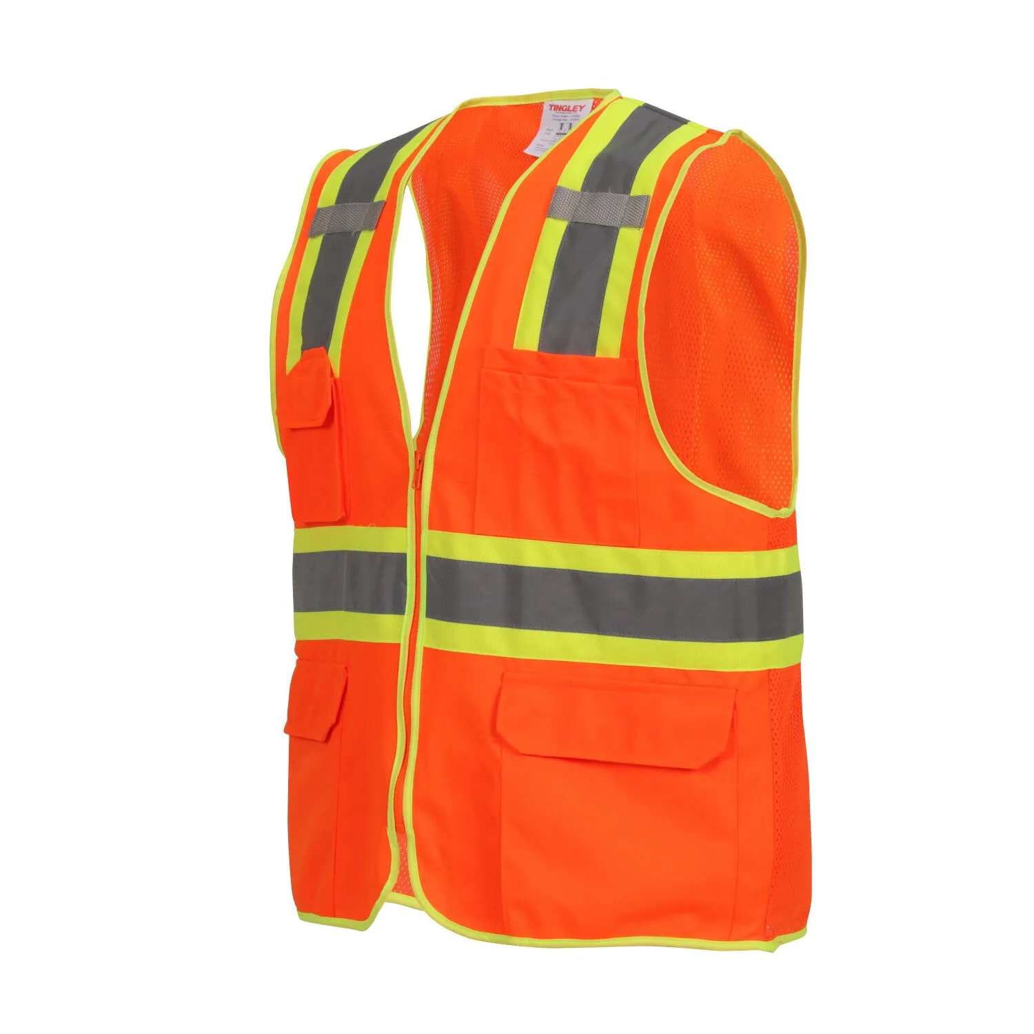 Job Sight Class 2 Two-Tone Surveyor Vest