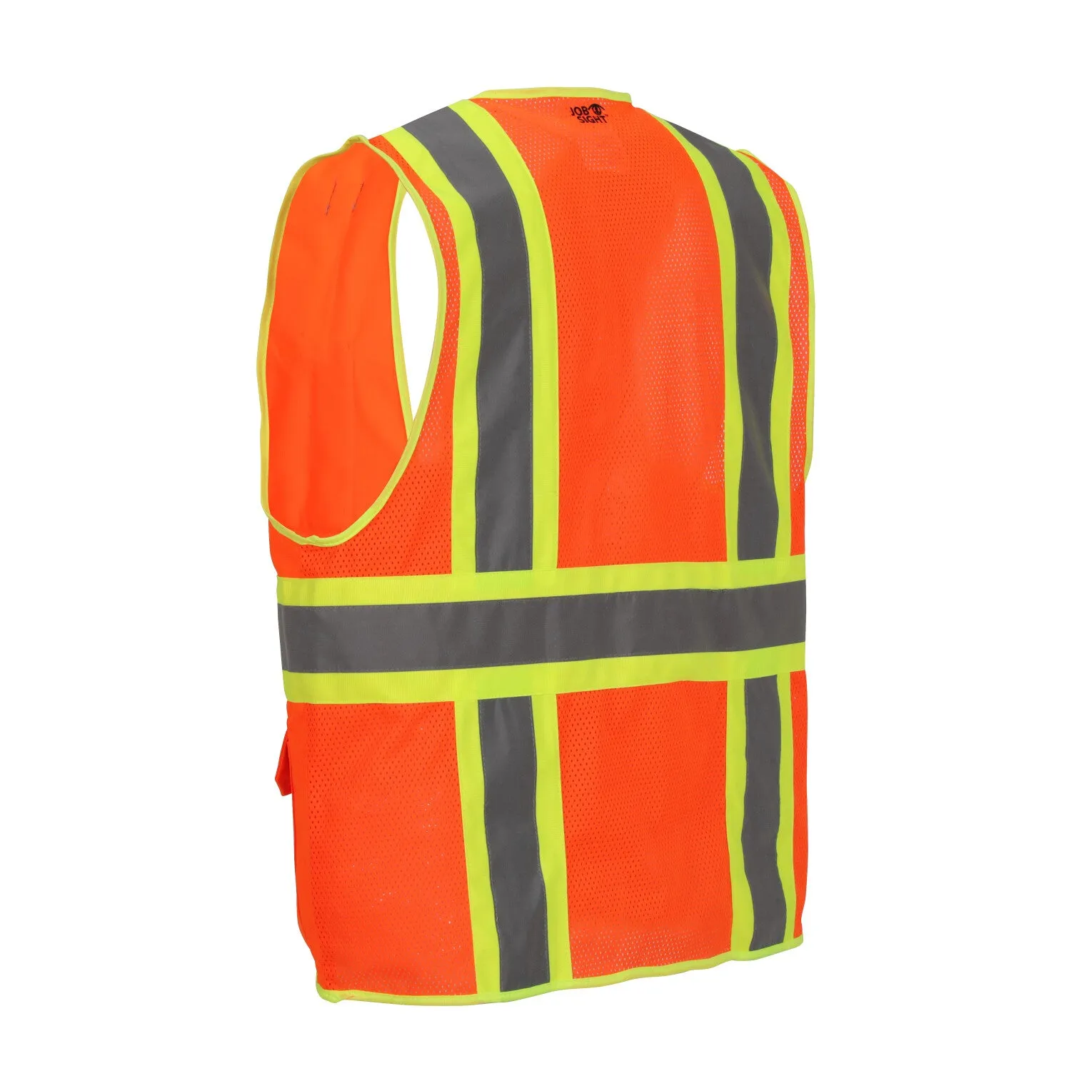 Job Sight Class 2 Two-Tone Surveyor Vest