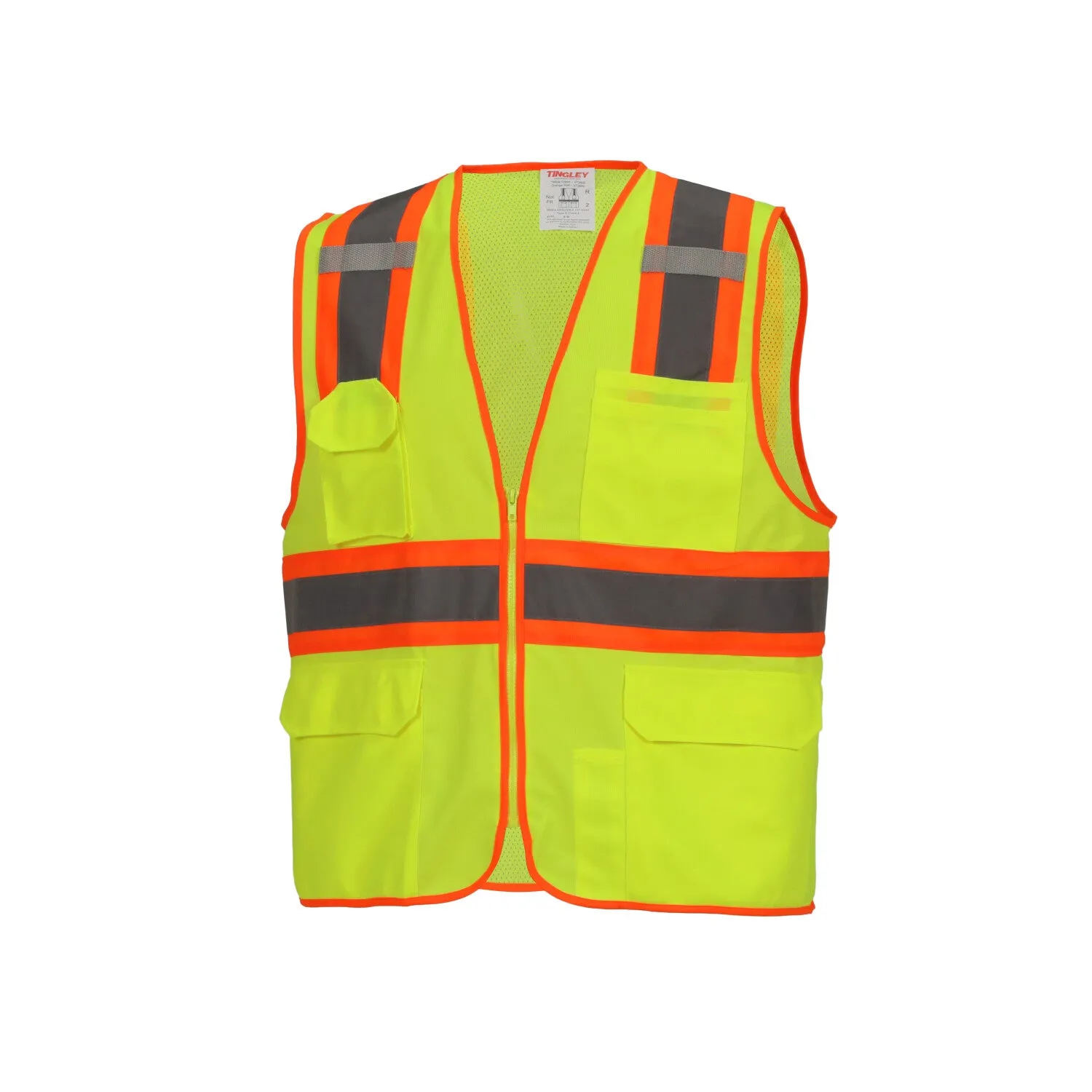 Job Sight Class 2 Two-Tone Surveyor Vest