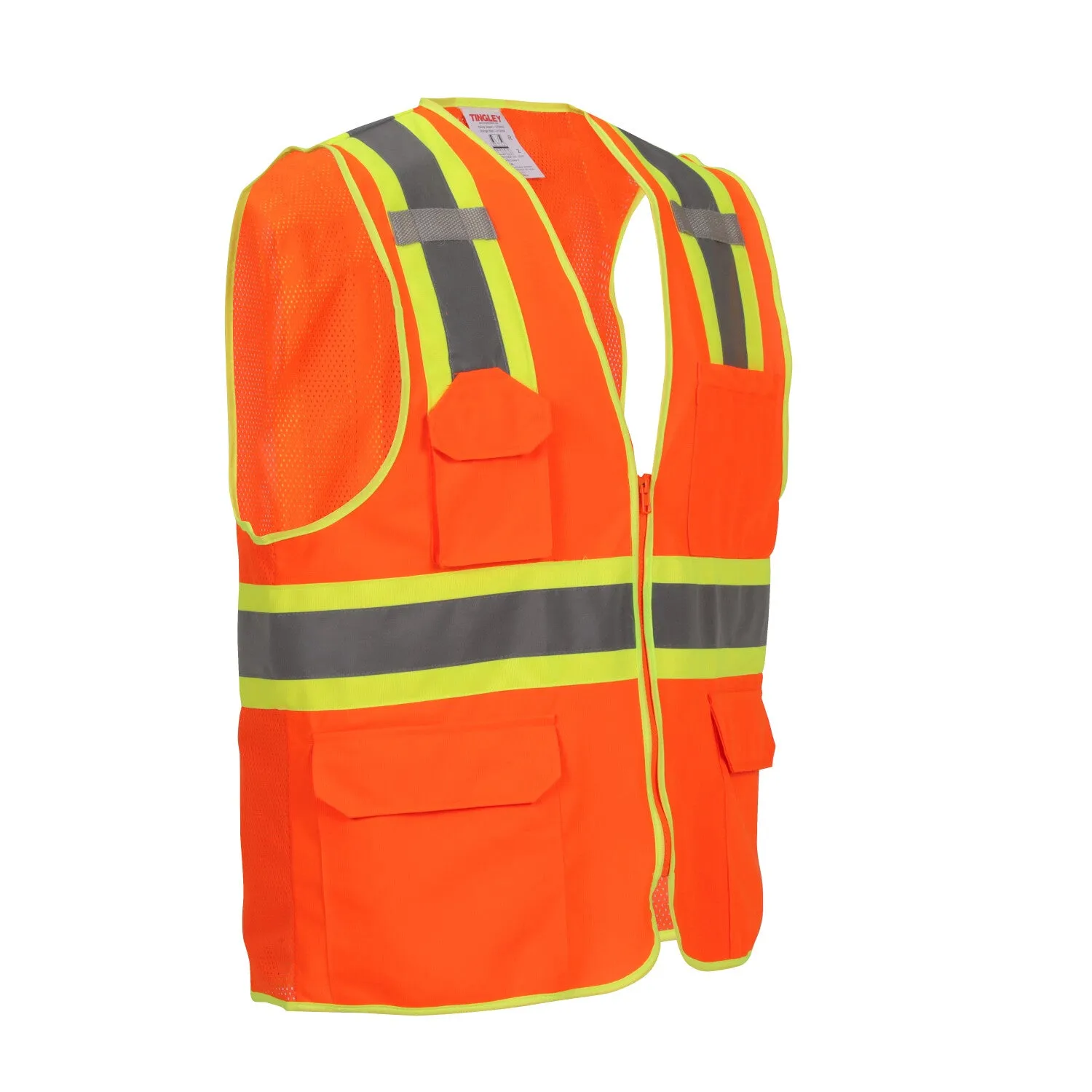 Job Sight Class 2 Two-Tone Surveyor Vest