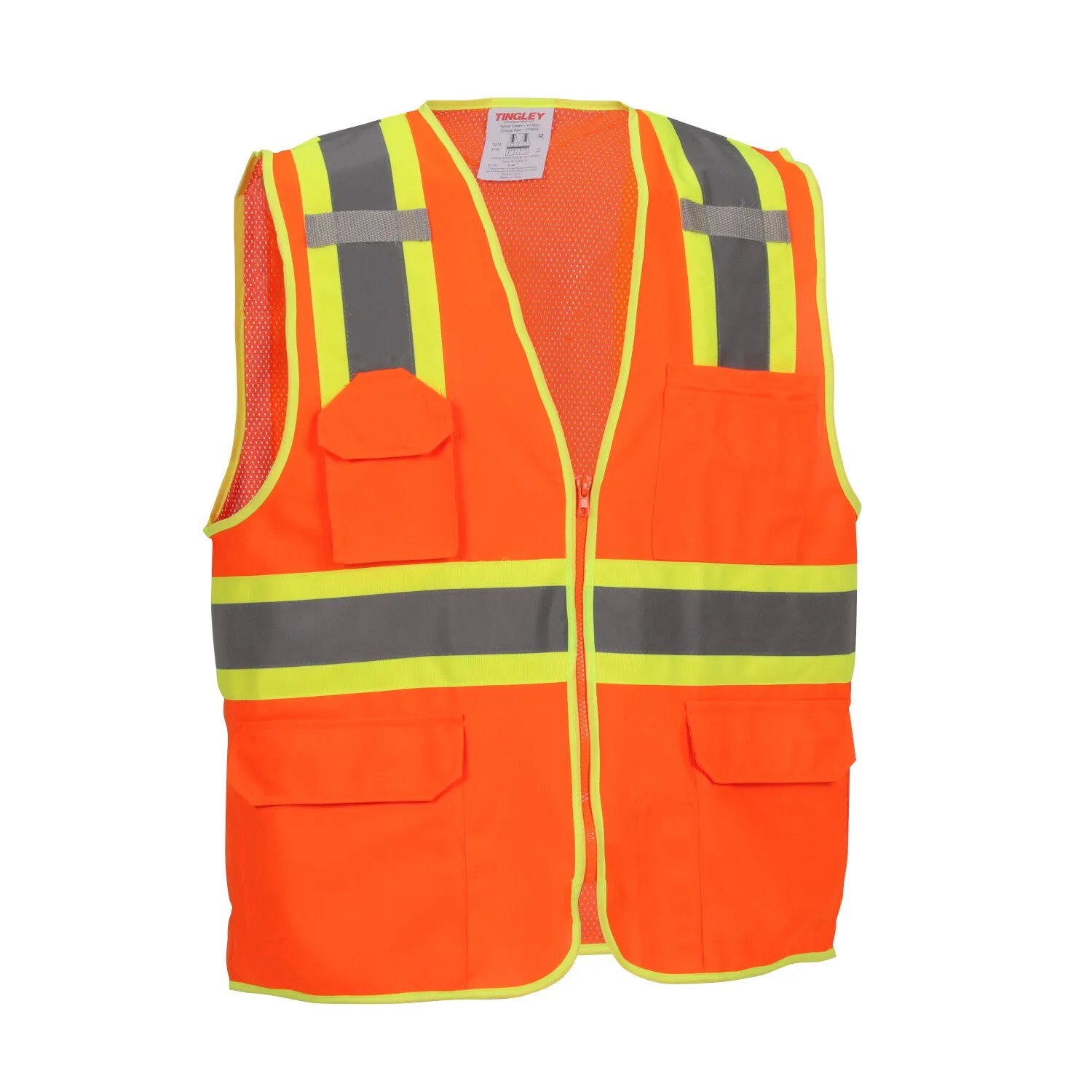 Job Sight Class 2 Two-Tone Surveyor Vest