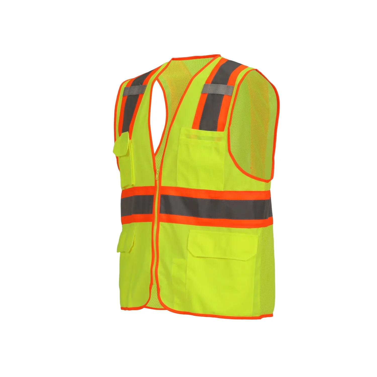 Job Sight Class 2 Two-Tone Surveyor Vest