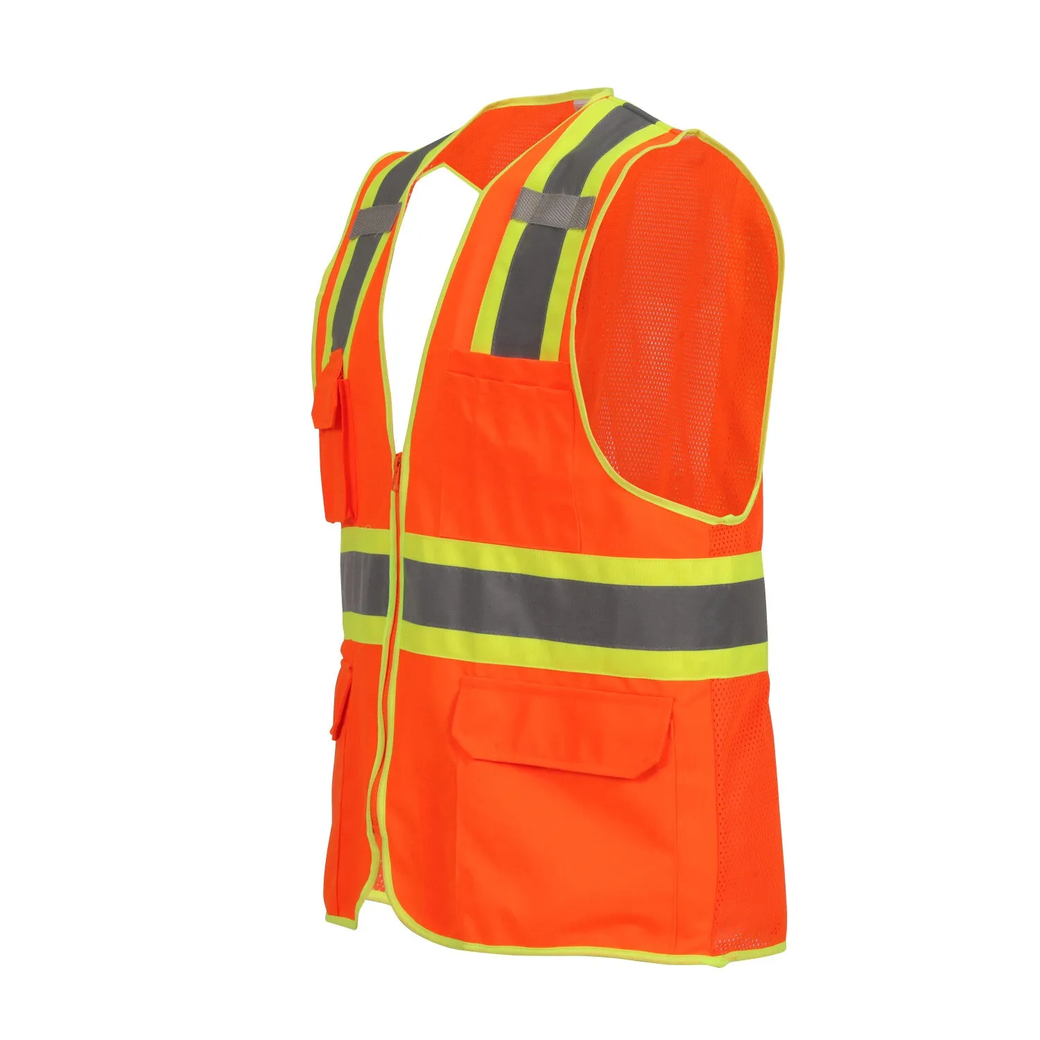 Job Sight Class 2 Two-Tone Surveyor Vest