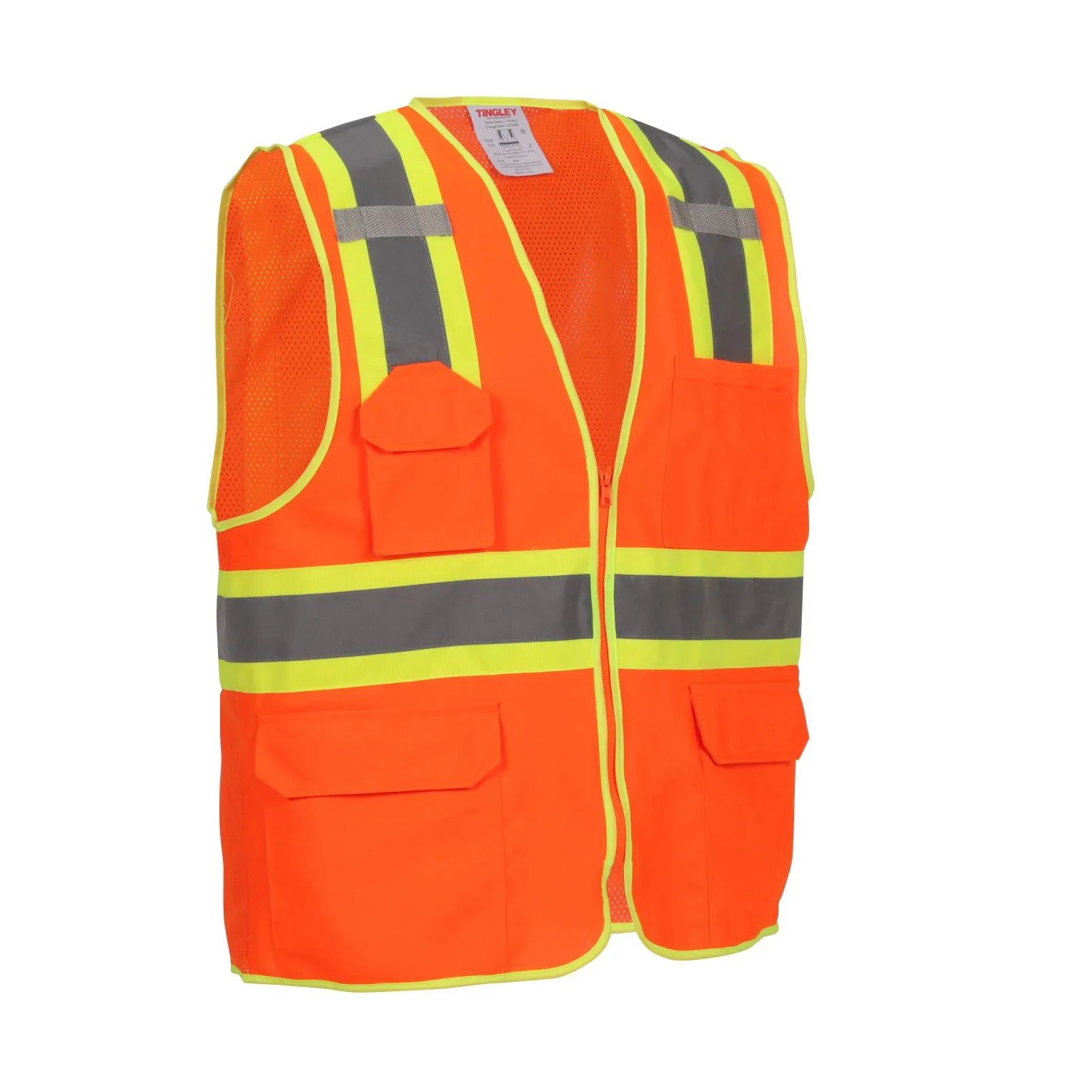 Job Sight Class 2 Two-Tone Surveyor Vest