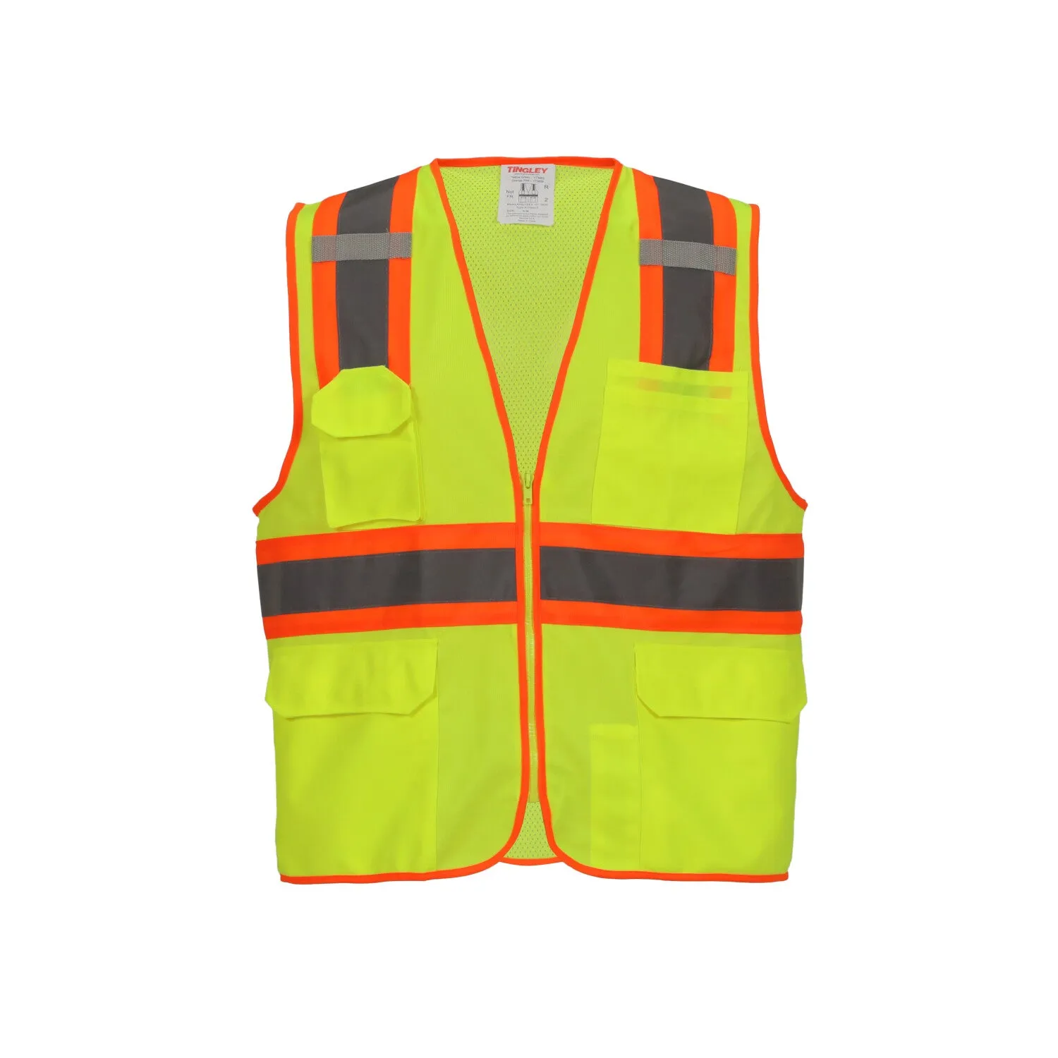 Job Sight Class 2 Two-Tone Surveyor Vest