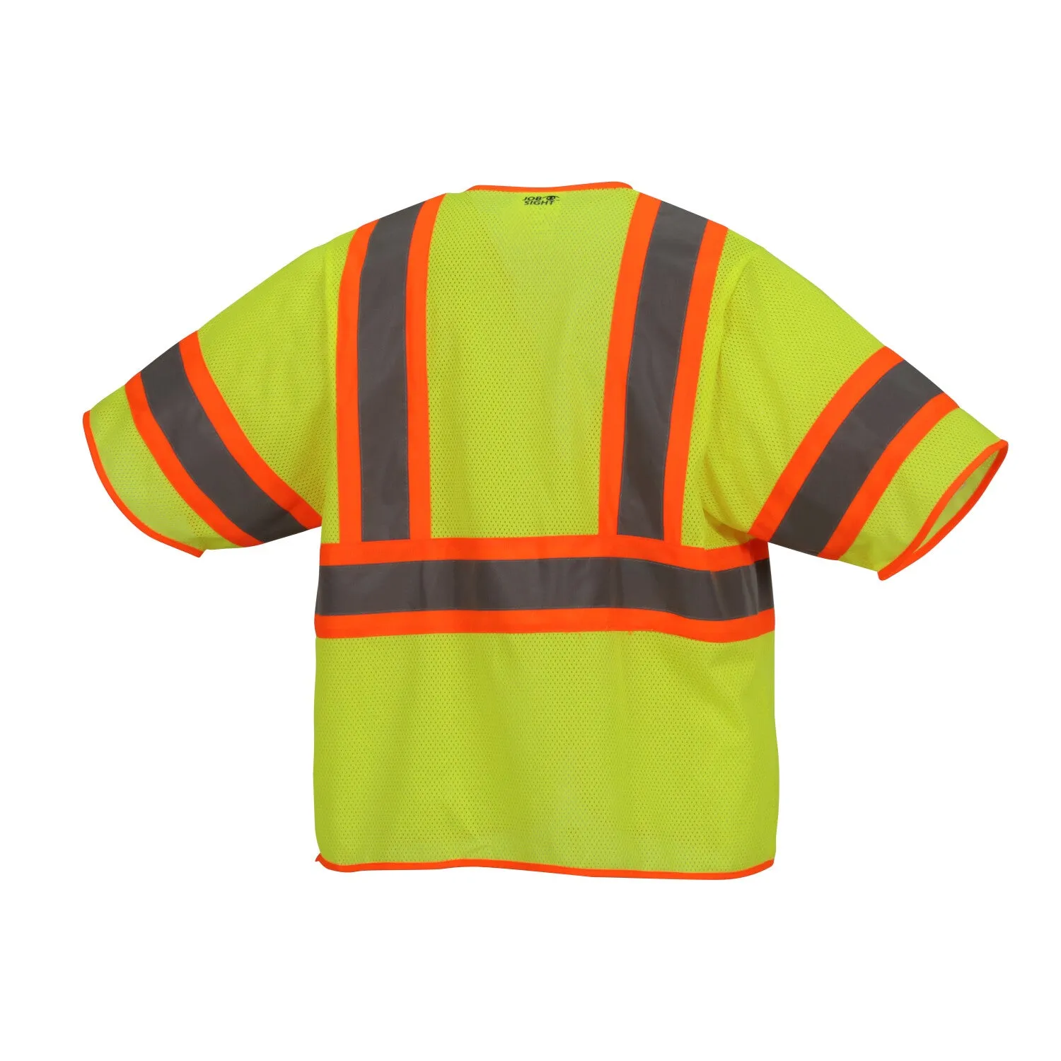 Job Sight Class 3 Two-Tone Mesh Vest