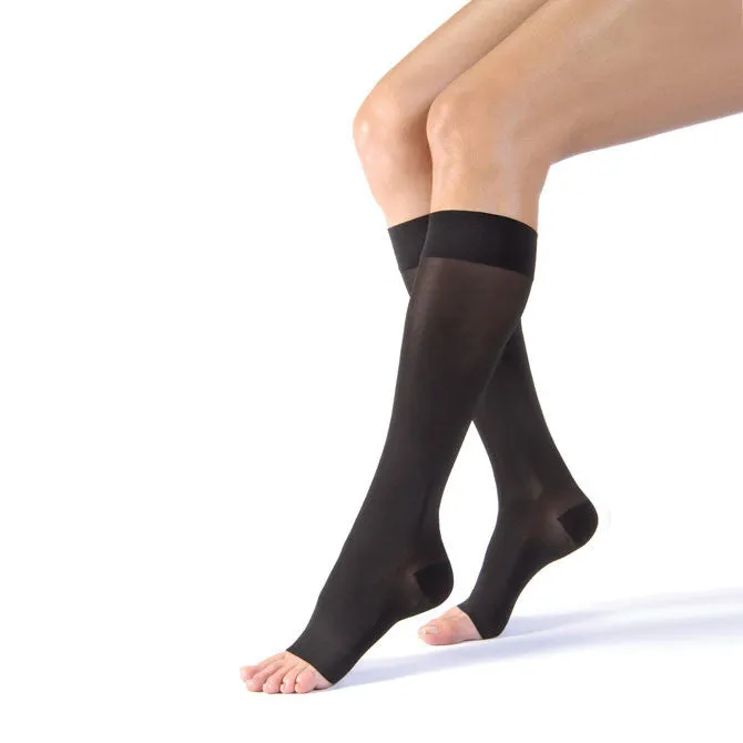 Jobst UltraSheer Open Toe Knee Highs - 30-40 mmHg