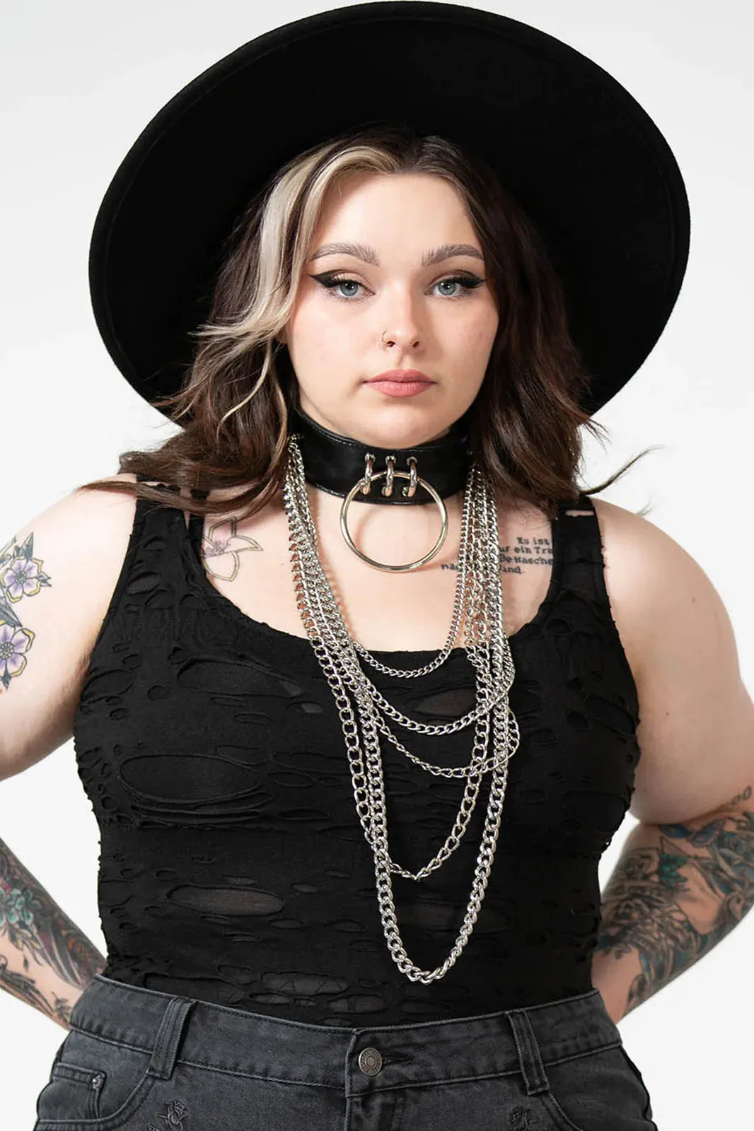 Killstar Deeply Destroyed Choker Chains