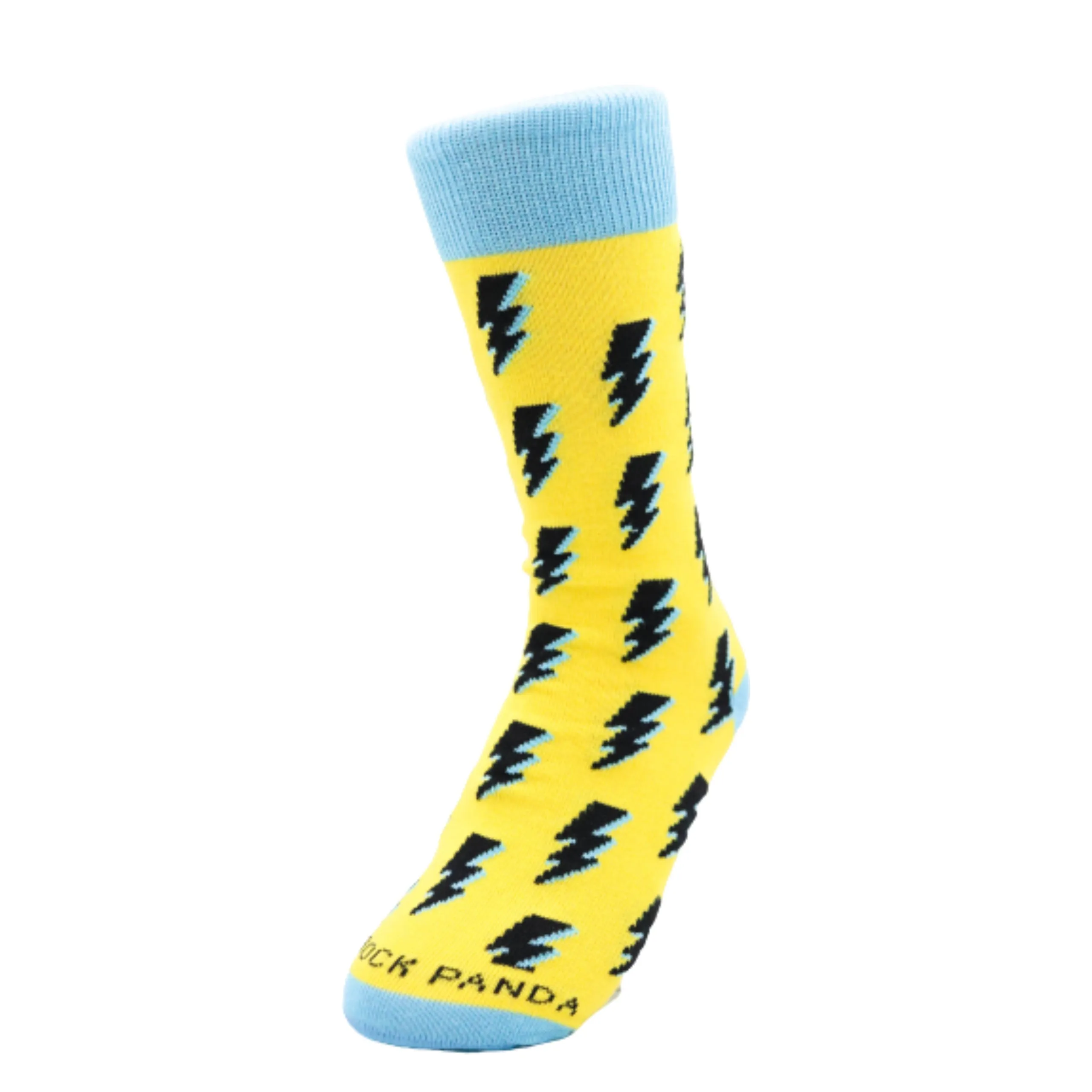 Lightning Bolts Socks from the Sock Panda (Adult Small -  Shoe Sizes 2-5)