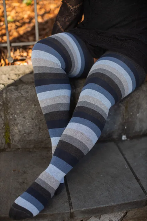 Longer Elemental Stripe Extraordinary Socks