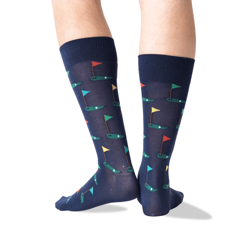 MEN'S GOLF CREW SOCKS