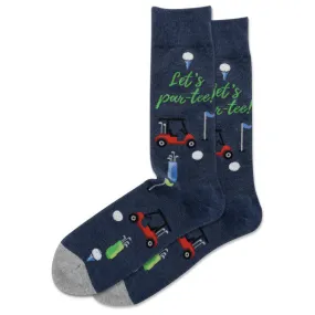 MEN'S LET'S PAR-TEE CREW SOCKS