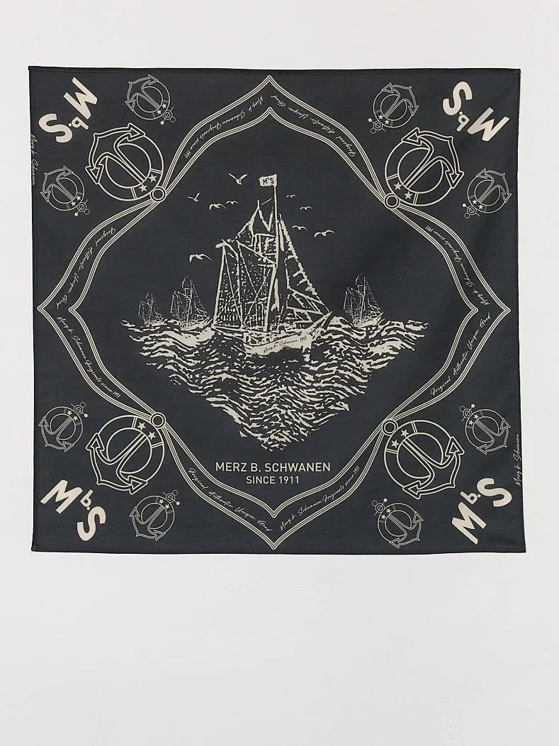 Merz b. Schwanen, Cotton Bandana, Charcoal