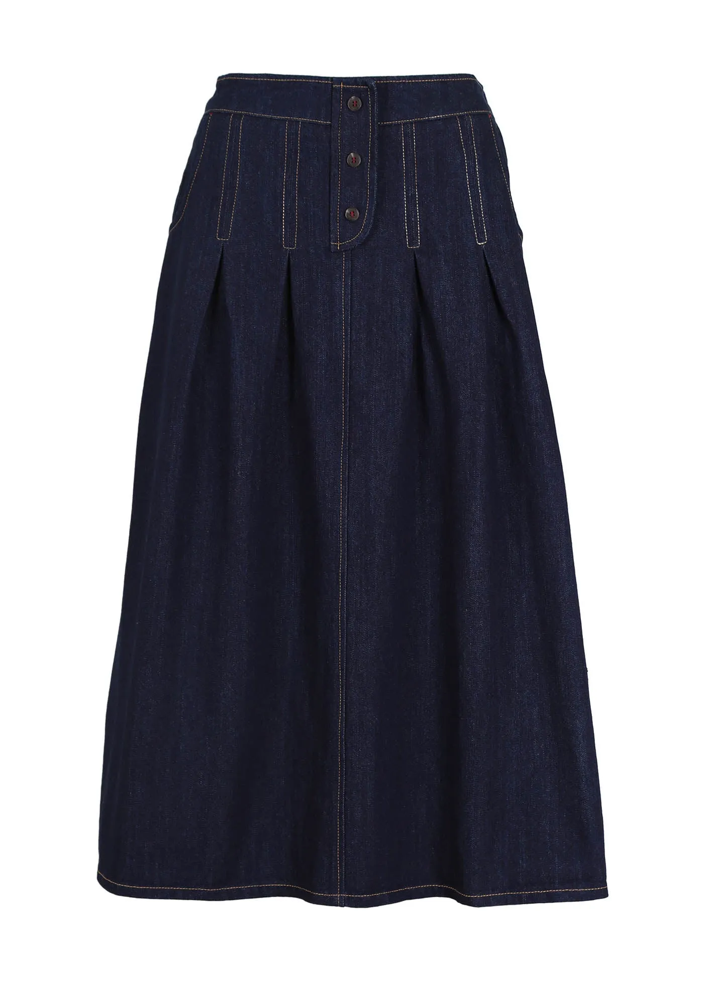 Monde Skirt Indigo Wash in Denim