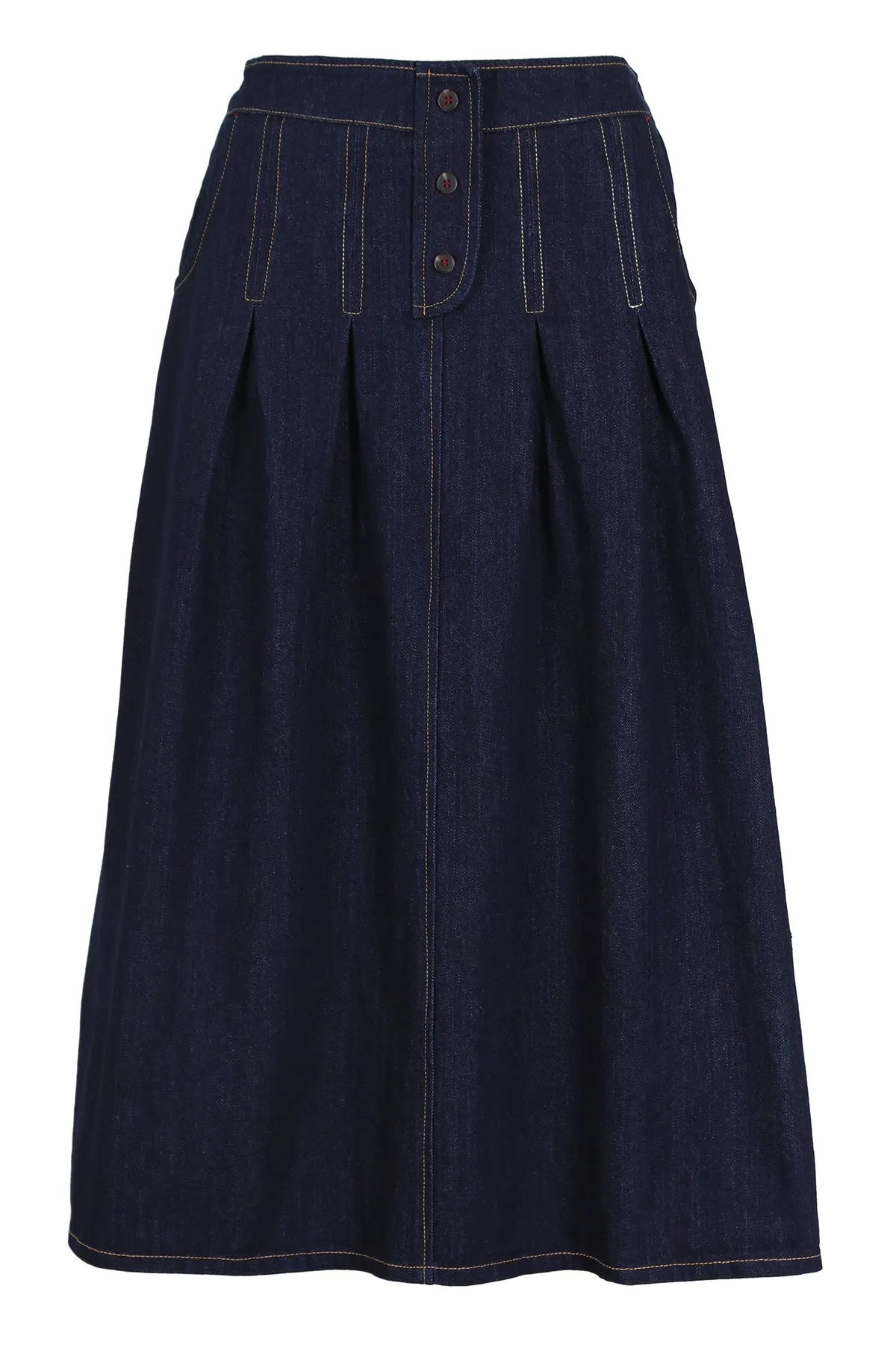 Monde Skirt Indigo Wash in Denim