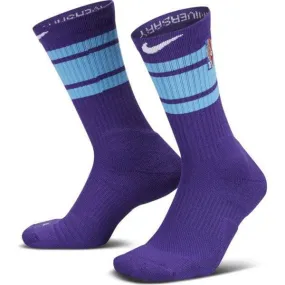 NIKE LA LAKERS ELITE CREW SOCKS