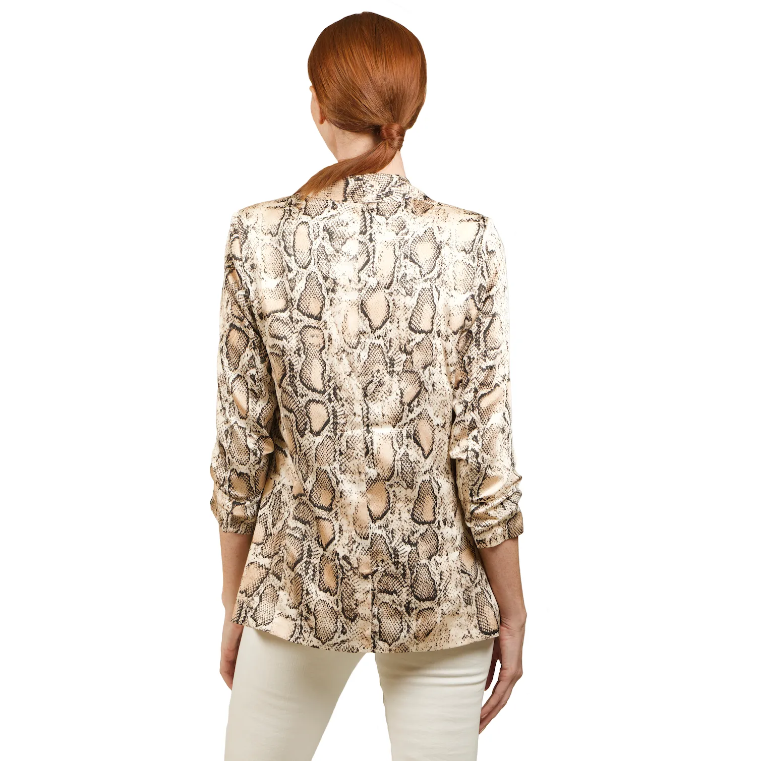 Nina Snake Print Blazer