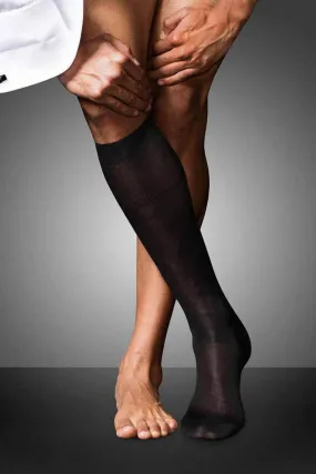 No. 4 Pure Silk Gentlemen Knee-high Socks