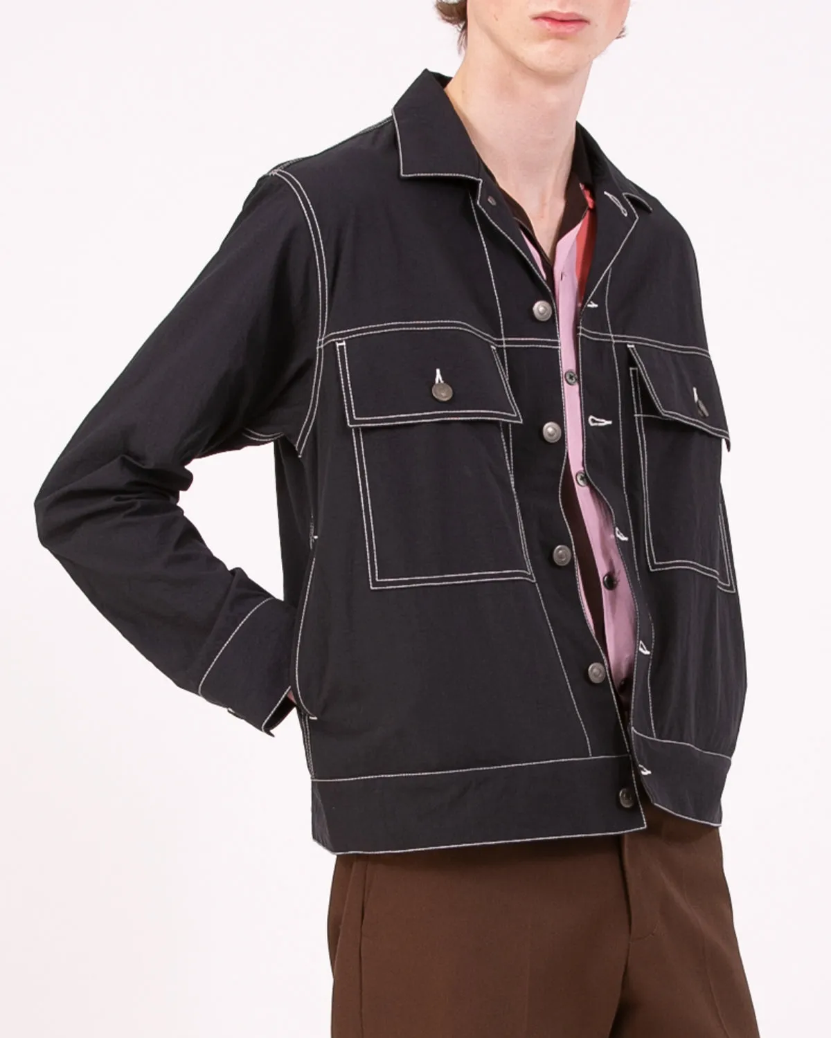 Nylon Ranch Jacket - Black