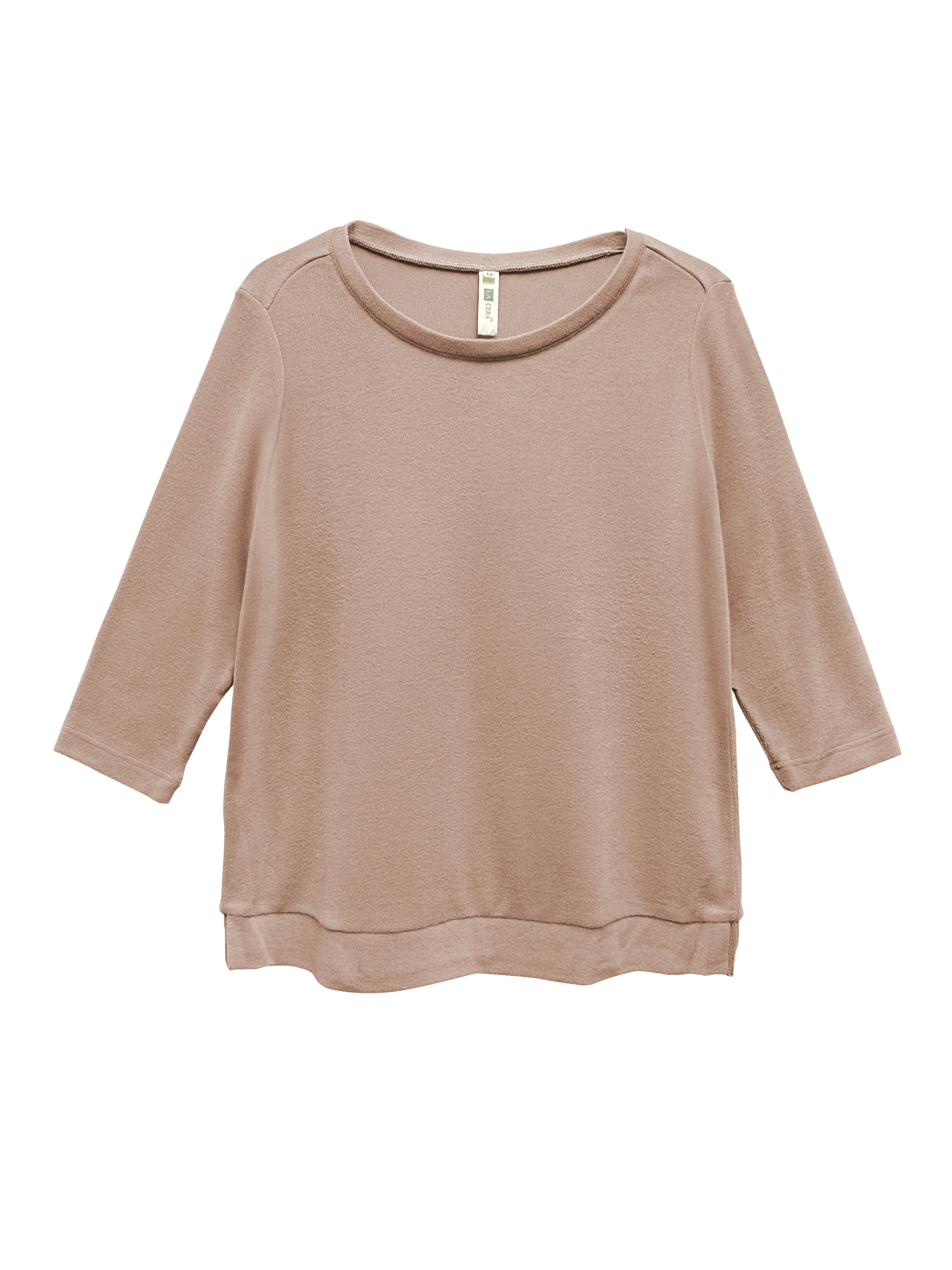 Plus Size Comfort Luxe Collection Crew Neck Tee