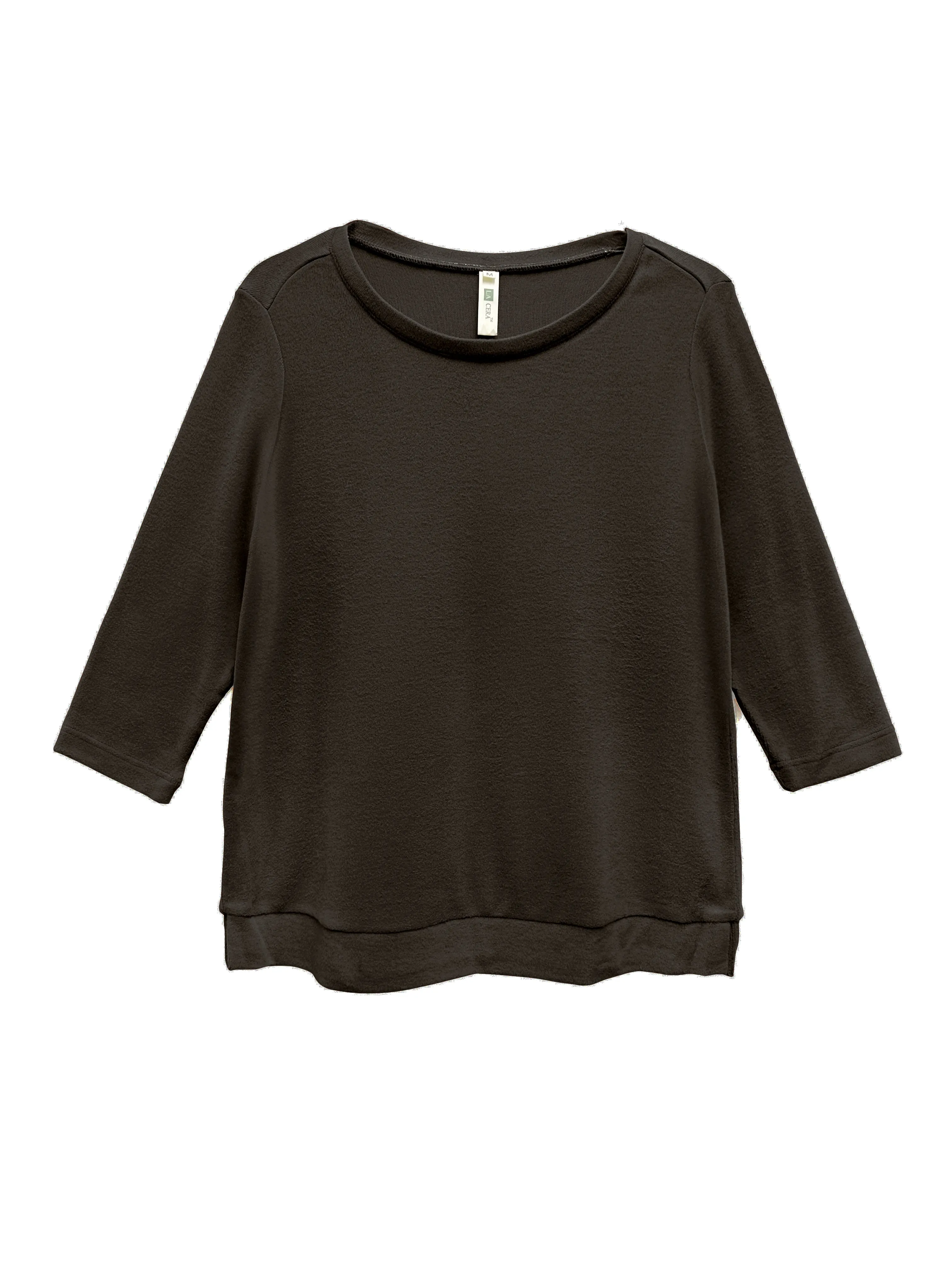 Plus Size Comfort Luxe Collection Crew Neck Tee