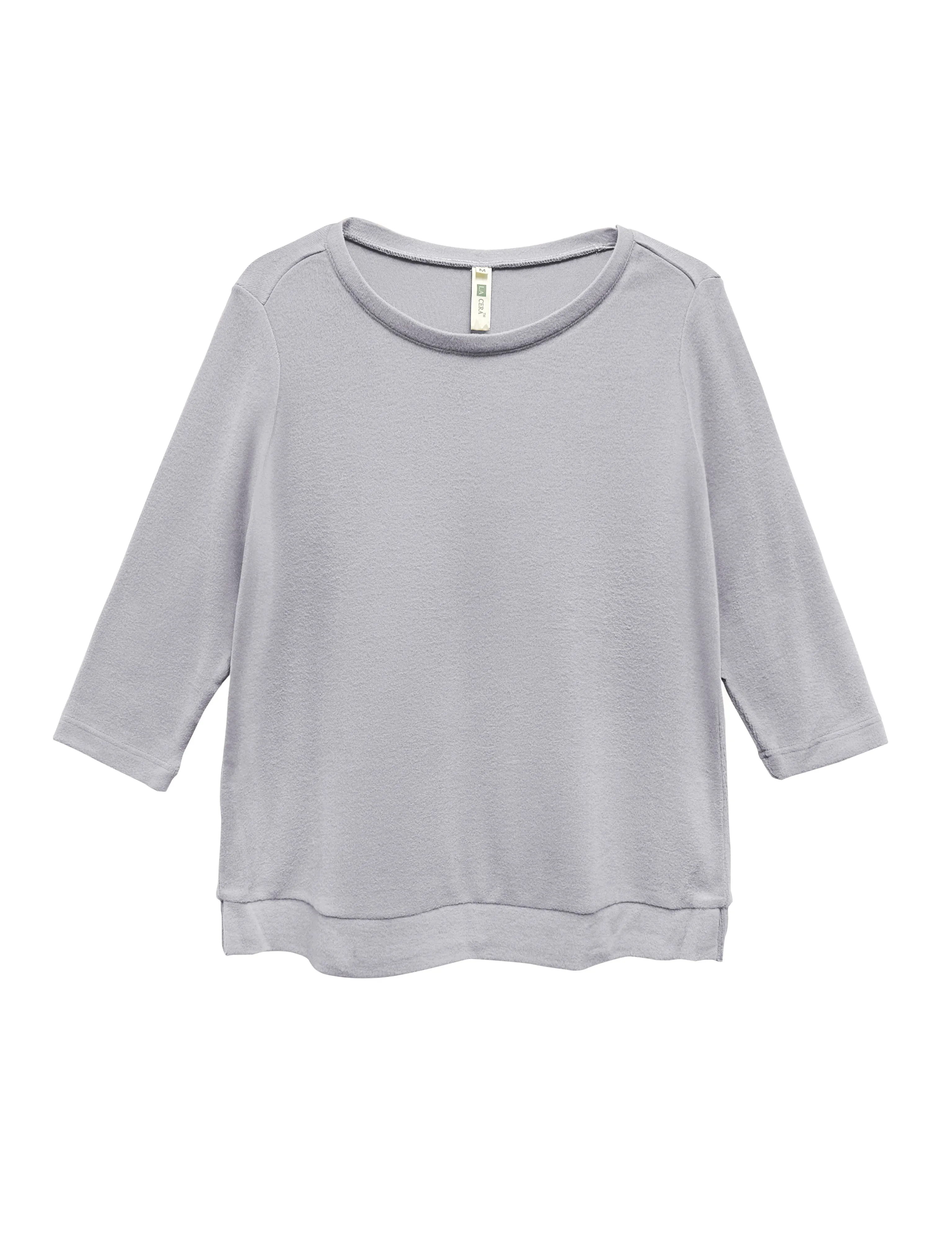 Plus Size Comfort Luxe Collection Crew Neck Tee