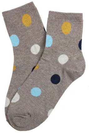 Pretty Spots Cotton Socks Latte