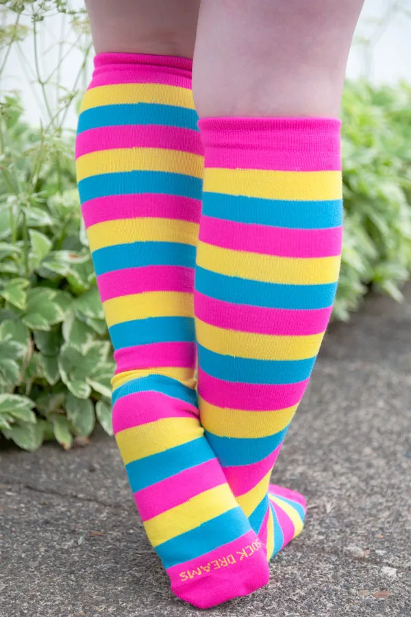 Pride Stripes Knee High Socks