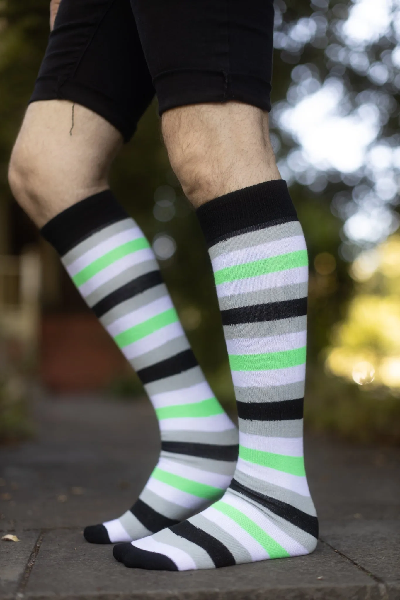 Pride Stripes Knee High Socks