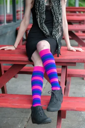 Pride Stripes Knee High Socks