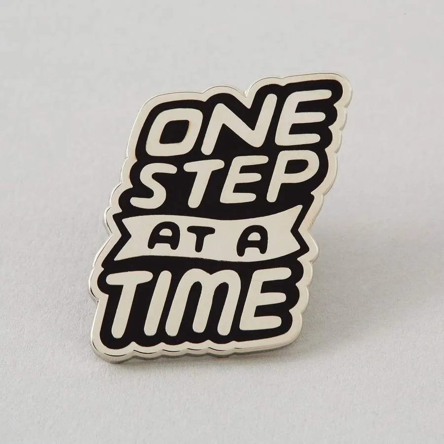 Punky Pins One Step at a Time Enamel Pin