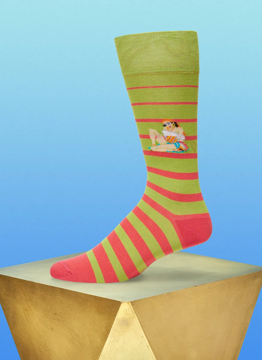 "Baila Me" Sock in Green