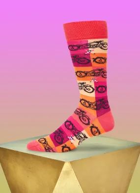 "High on Hog" Sock in Pink