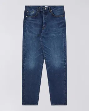 Regular Taper Kaihara Stretch Denim Mid Blue Dark Used