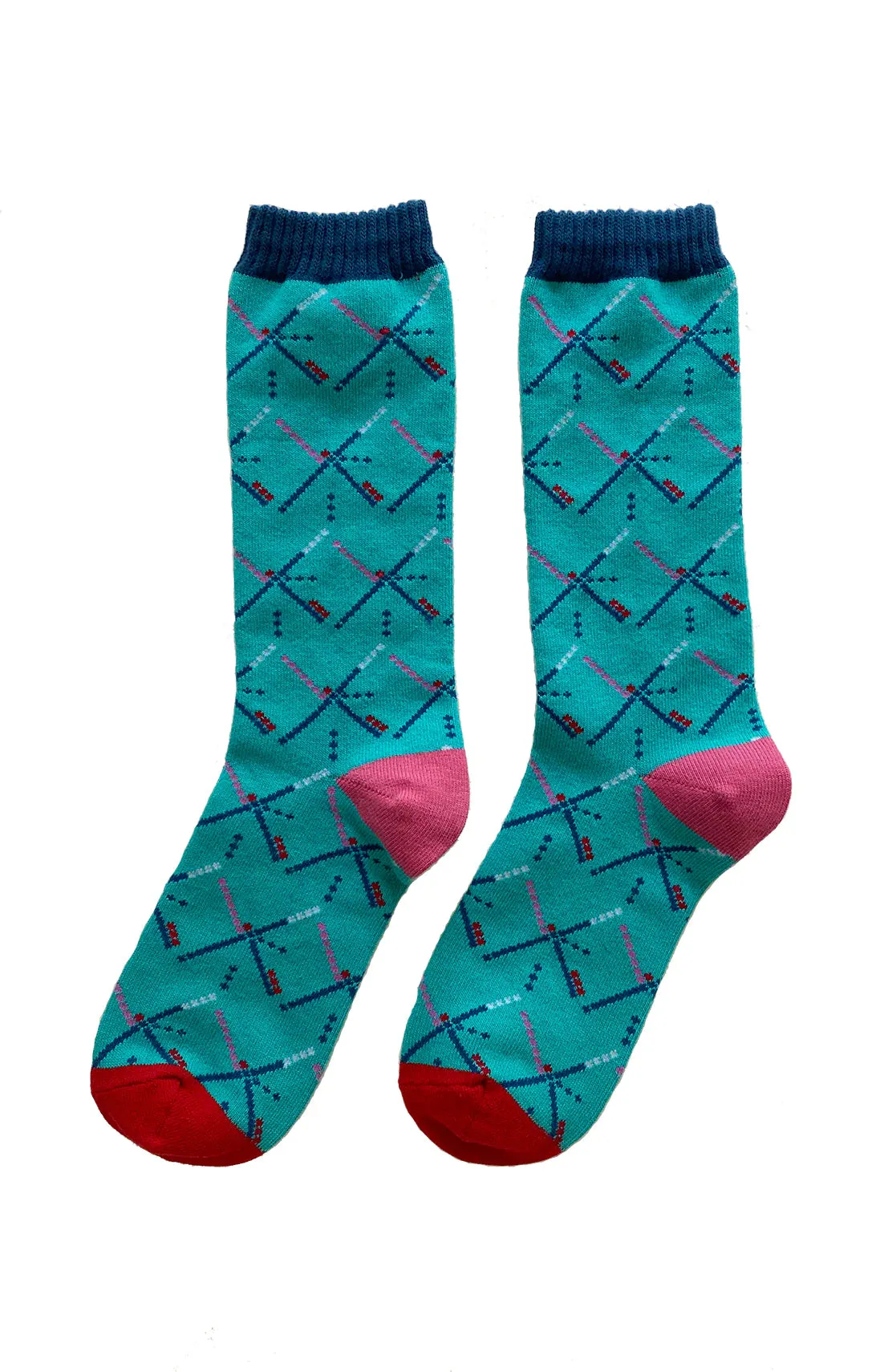 Replant Pairs "Pdx Carpet" Oregon Crew Socks