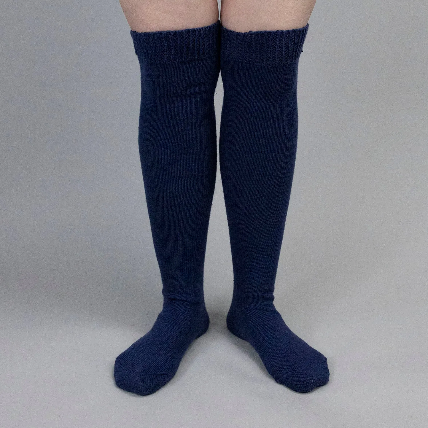 Seamed Heavyweight Cotton Stockings