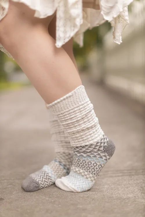 Seashell Slouch Sock