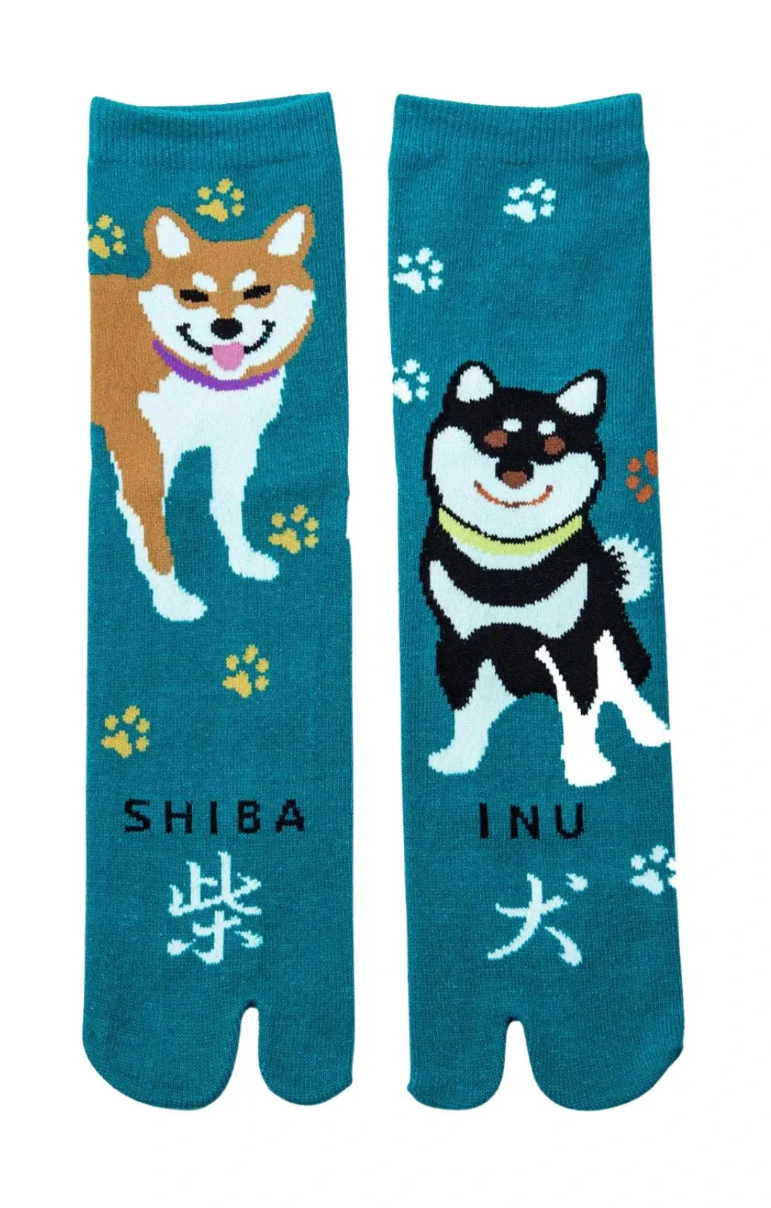 Shiba Inu Dog Tabi Toe Socks