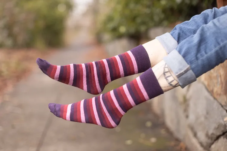 Simply Striped Tube Socks