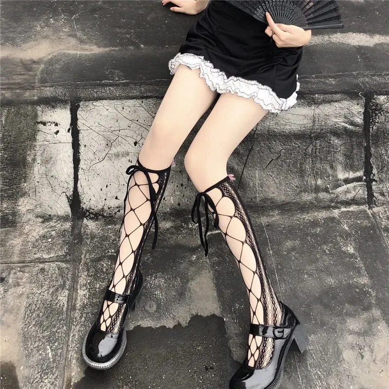 Skull Bat Gothic Dark Long Sexy Stockings Women spider Harajuku Emo Alternative Tights Lingerie Skin Thigh High Garters Hosiery