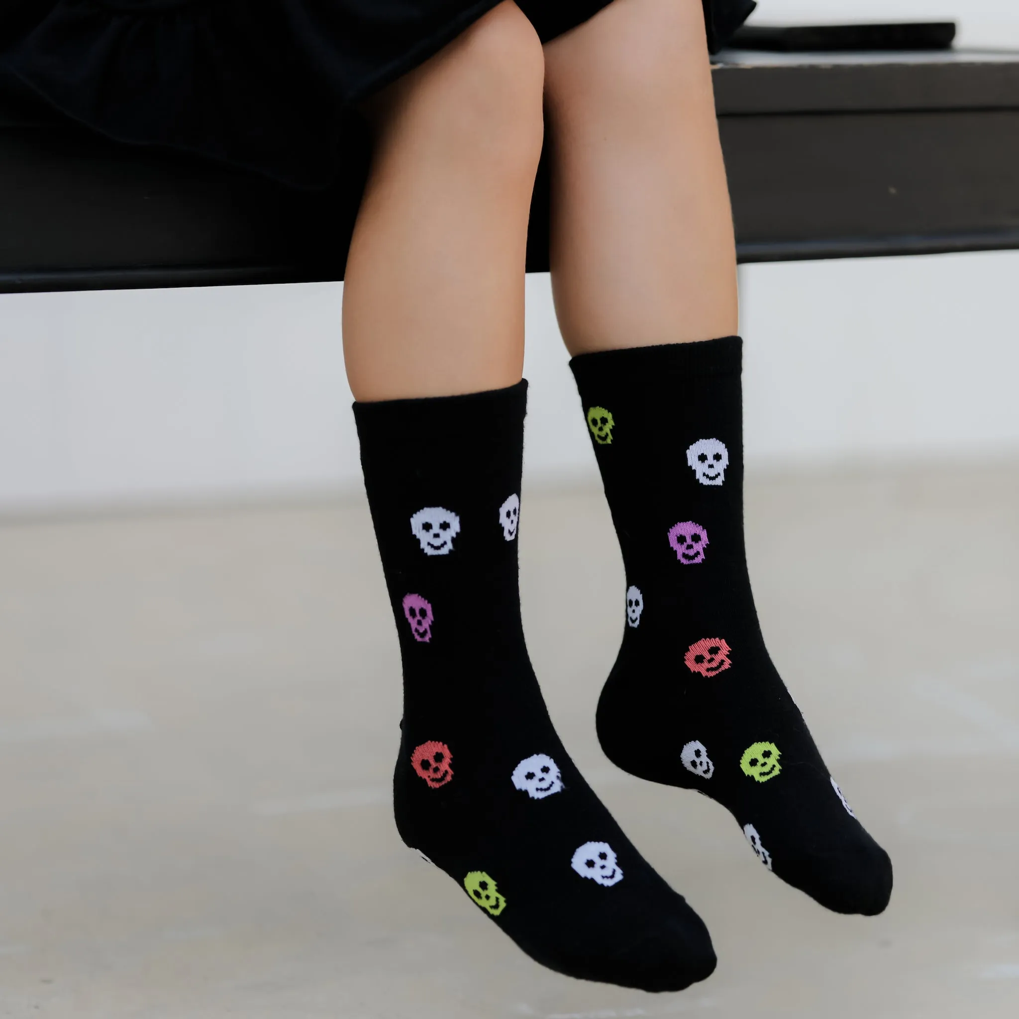 Skull Midi Socks 3-Pack