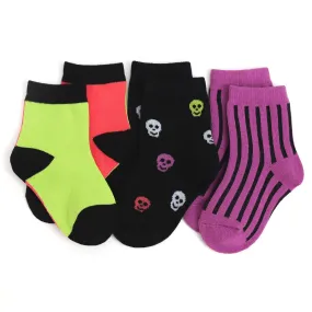 Skull Midi Socks 3-Pack