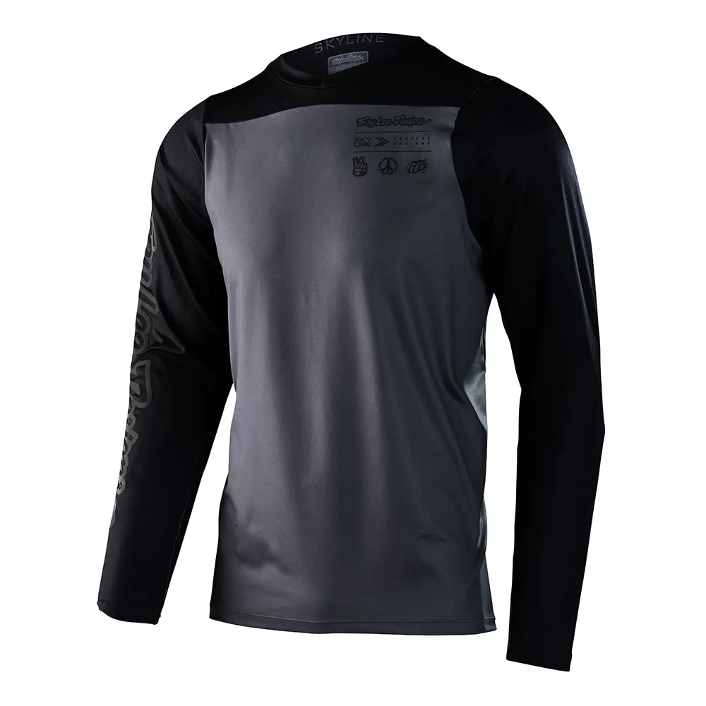 Skyline LS Chill Jersey Mono Charcoal