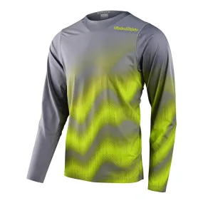 Skyline LS Chill Jersey Waves Lt Gray