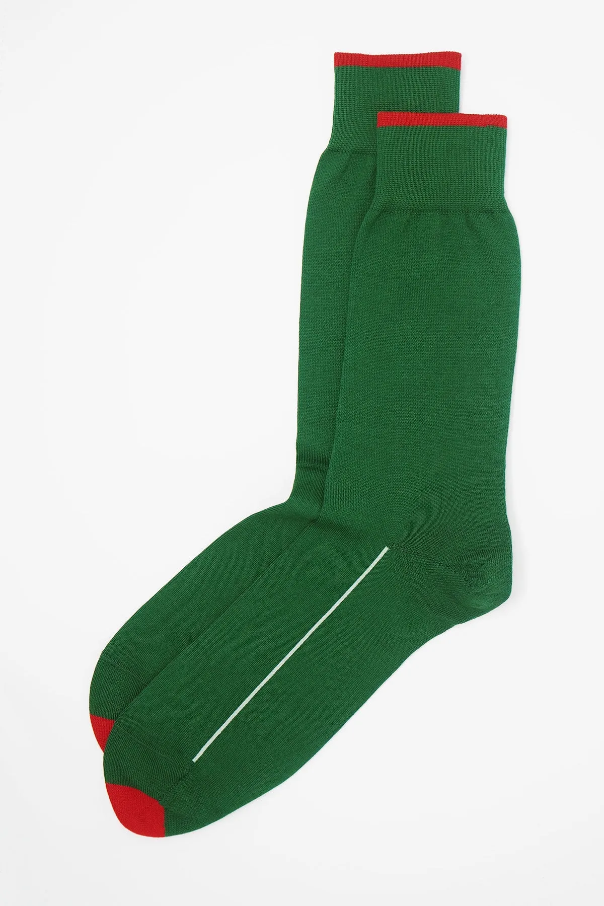 Square Mile Men's Socks - Emerald