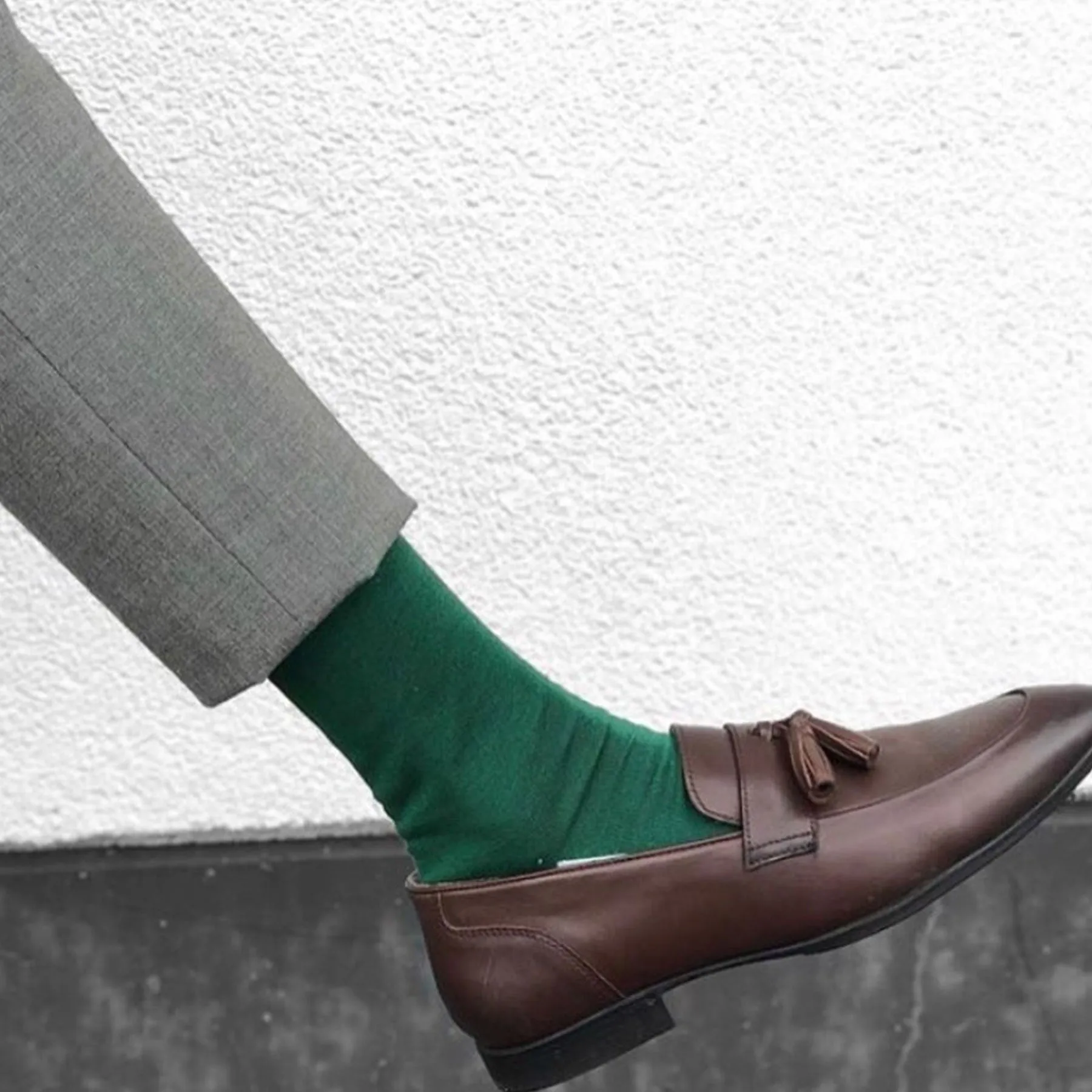 Square Mile Men's Socks - Emerald