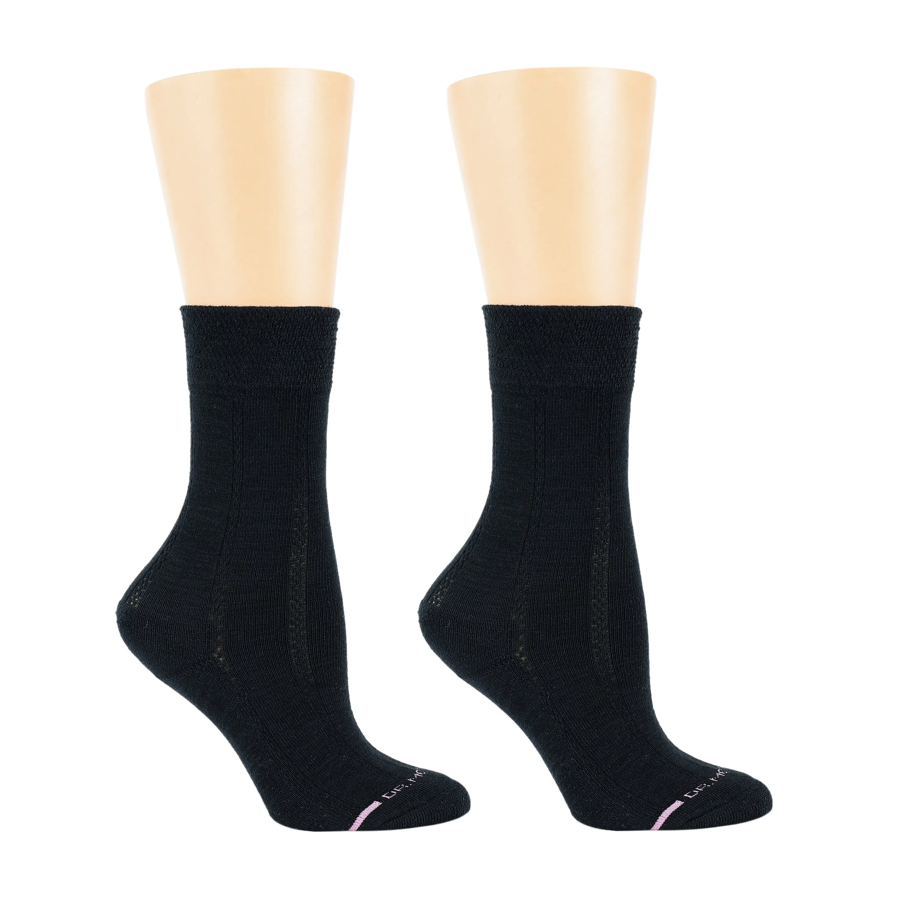 Texture Column | Diabetic Half-Cushion Socks For Women