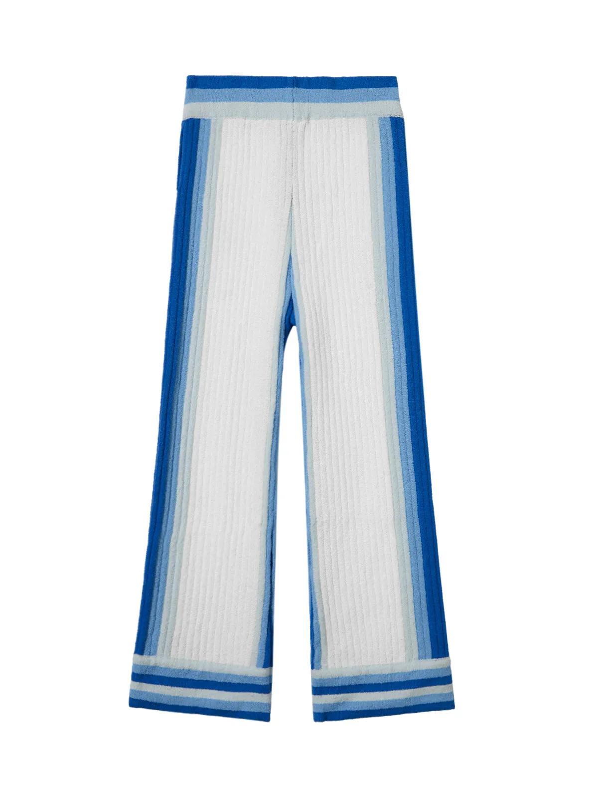 Thesupermade Gradient Stripe Knit Bootcut Lounge Pants